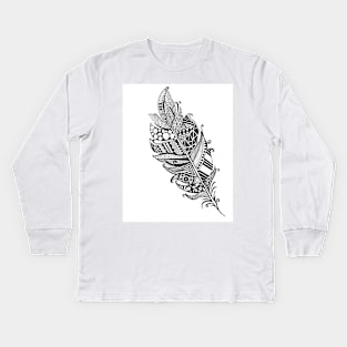 Feather Kids Long Sleeve T-Shirt